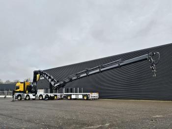 Volvo FH 540 8x4 / PALFINGER 165 TEC 7 + PJ300  / WINCH